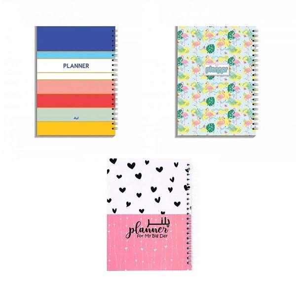 پلنر روزانه رنگین کمانی آبرنگ  سایز A5